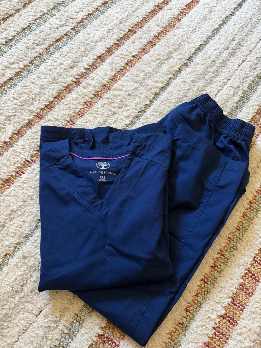 healing hands Navy Blue Women’s Scrub Joggers